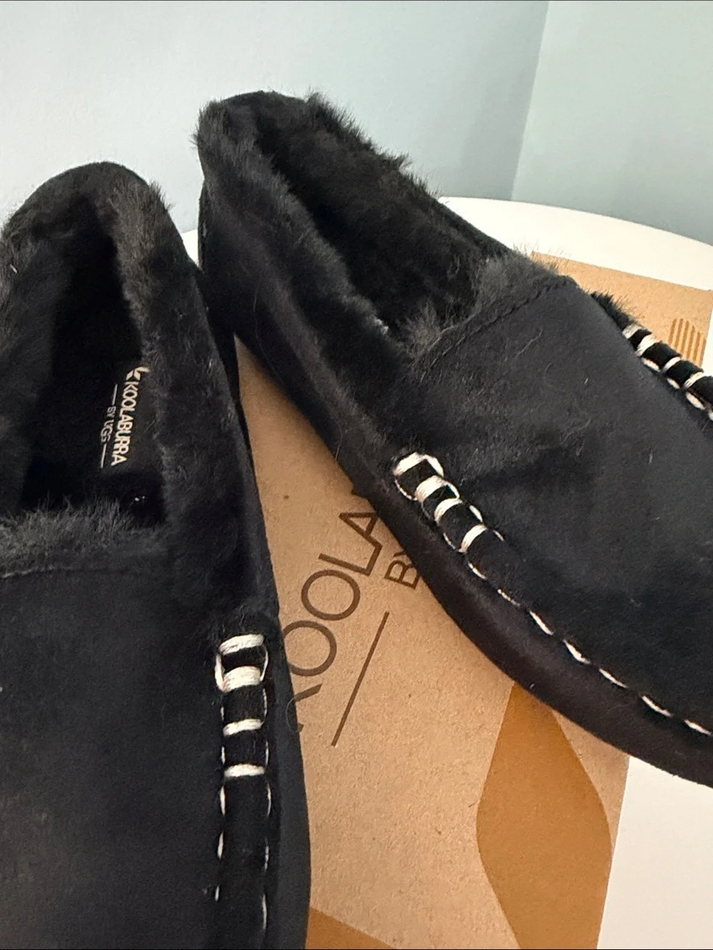 Koolaburra by Ugg K Riley Shimmer Girls Slippers Black Size 13 NWB